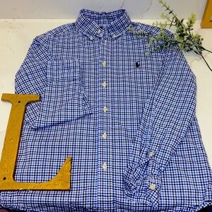 Boys blue Ralph Lauren button up size 10/12